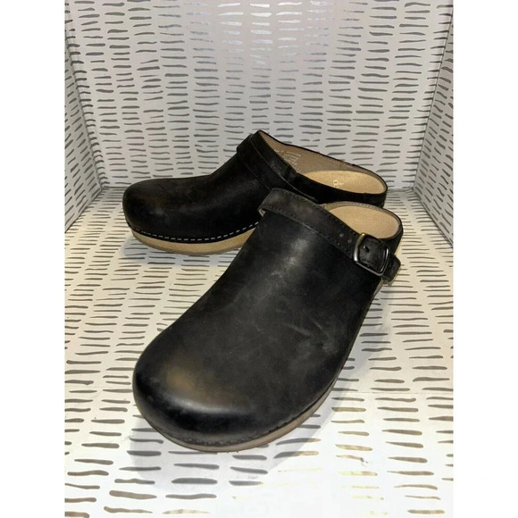Dansko‎ Berry Black Burnished Nubuck Women’s Size 36 US 5.5-6 NWOT - Picture 1 of 8
